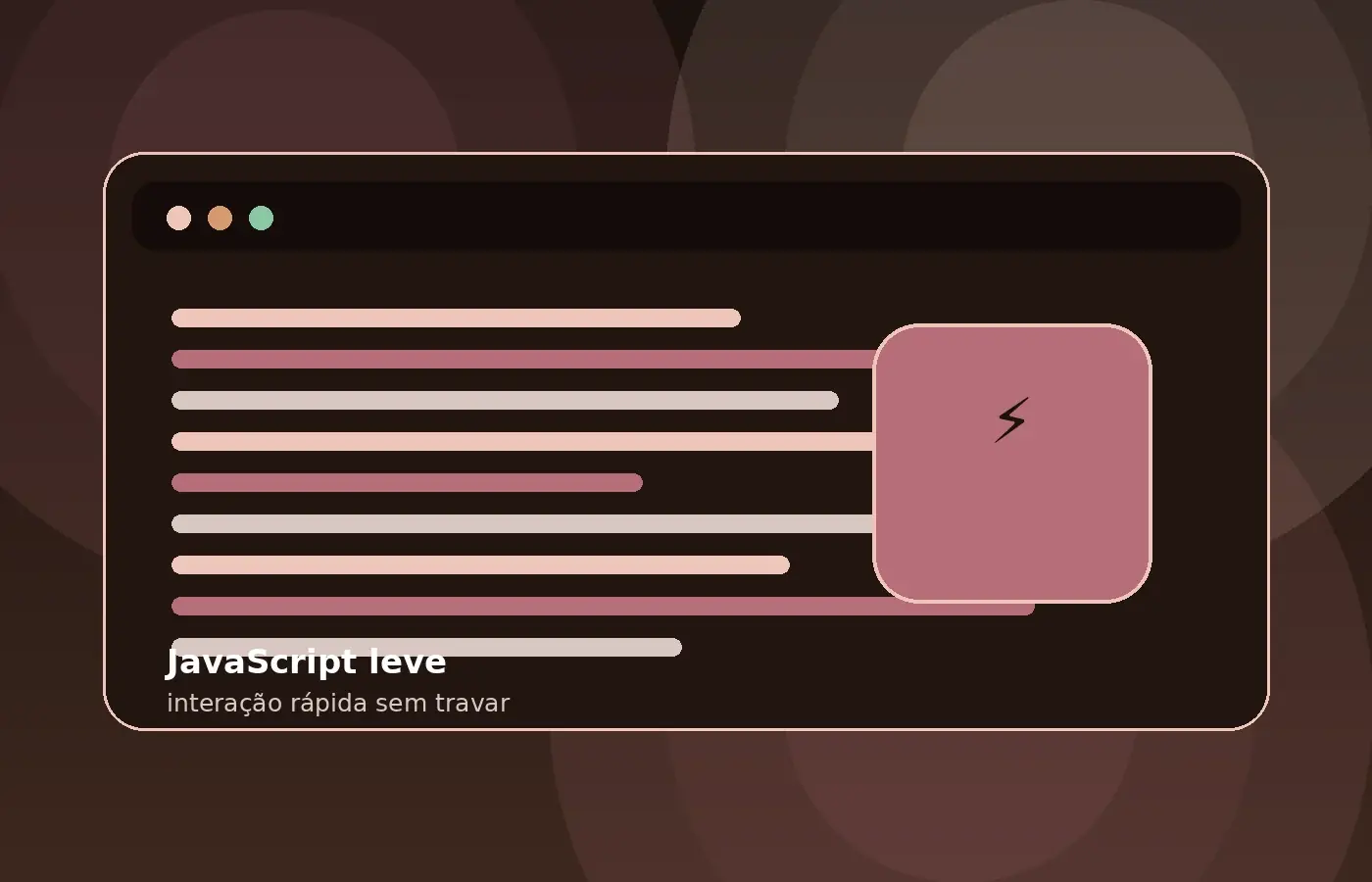 Ícone JavaScript leve
